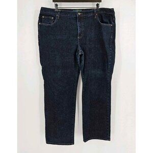LRL Lauren Jeans Co Ralph Lauren Classic Straight Leg Jeans Sz 22